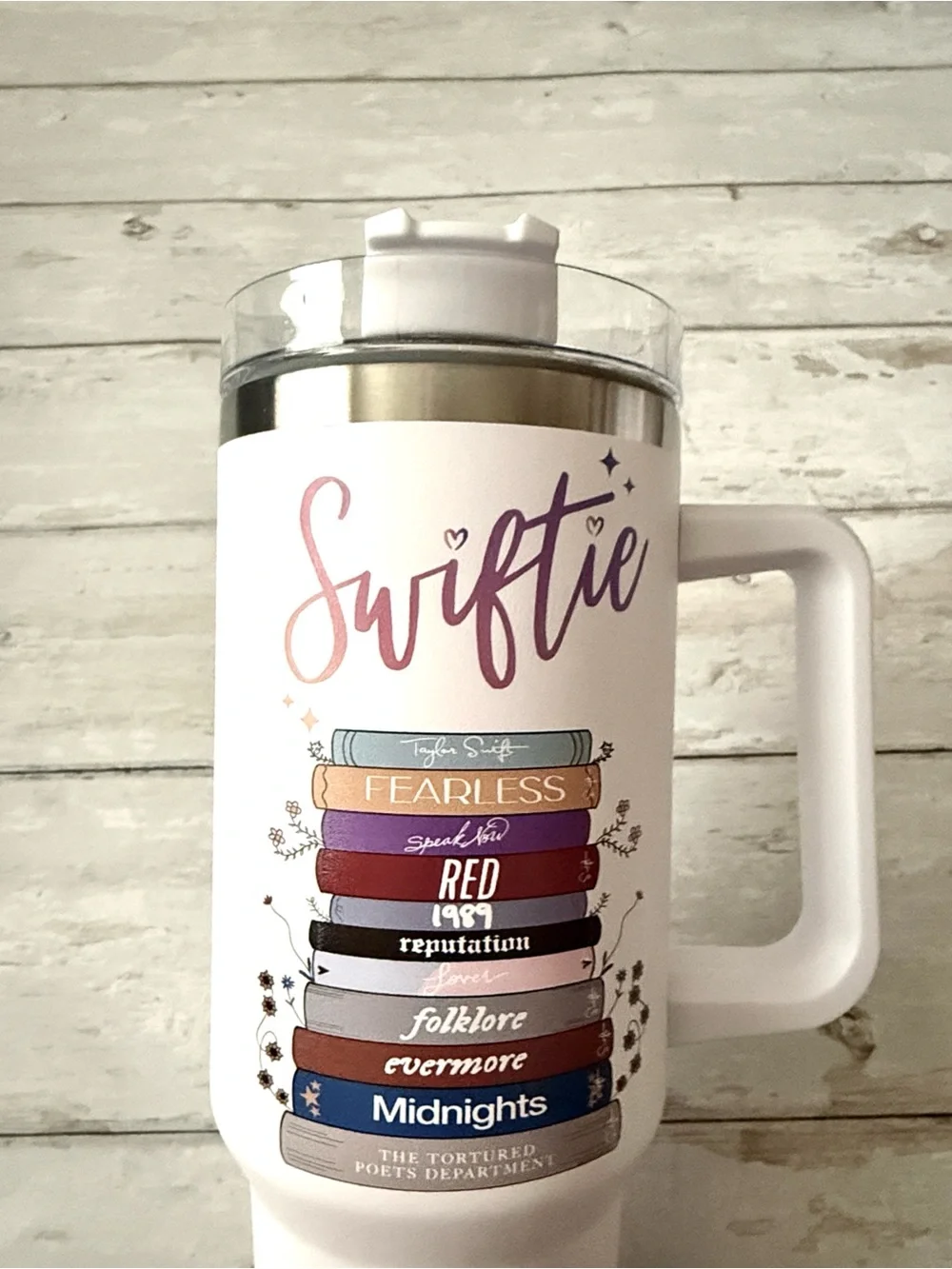 Taylor Swift Albums Stanley Cup 40oz Tumbler Eras Tour Merch NEW